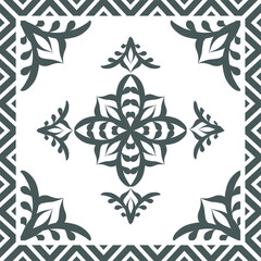 Colorful abstract graphic background. Tribal ethnic ornament. Scarf design. Frame.vector design