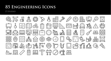 85 Engineering Icons