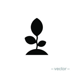Seed and seeding icon vector. Eps 10