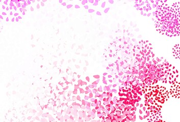 Light Purple, Pink vector texture with abstract forms.