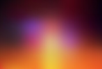Light Pink, Yellow vector blurred shine abstract template.