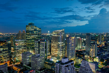 Fototapeta na wymiar Bangkok Night Light