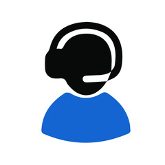 Telemarketers icon. Logo element illustration. telemarketers symbol design. colored collection. telemarketers concept. Can be used in web and mobile