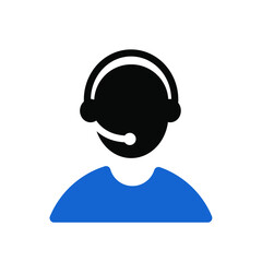 Telemarketers icon. Logo element illustration. telemarketers symbol design. colored collection. telemarketers concept. Can be used in web and mobile