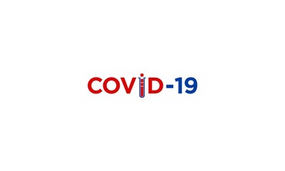 Illustration graphic vector of corona virus on the world, coronavirus infection. WHO launches new official name for coronavirus disease called COVID-19. Corona virus logo microbe, outbreak Covid-19