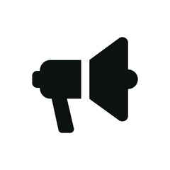 megaphone icon, ADVERTISING icon