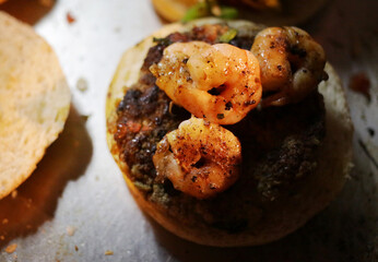 Grilled shrimps burger  delicious recipe    