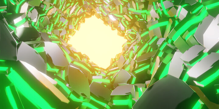 abstract green background tree dimenstion wallpapper