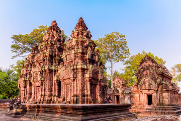 Banteay Srei Temple The beautiful ancient castle, Siem Reap, Cambodia