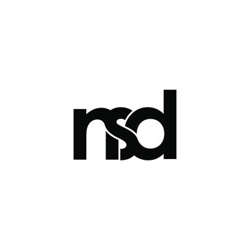 nsd letter original monogram logo design