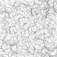 Vector monochrome illustration of geometric pattern.