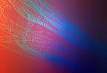 Light Pink, Red vector abstract blurred background.