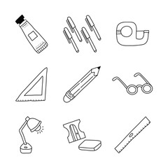 bundle of scrapbooking set icons