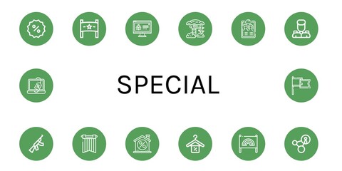 special simple icons set