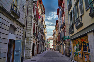 Fototapeta na wymiar Bayonne. historical city in the south of France near of Spain