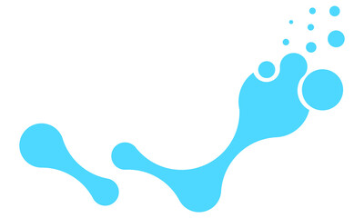 w logo design blue