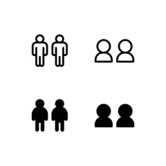 Partner Icon Logo Vector Symbol