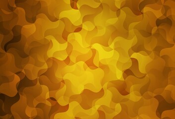 Dark Orange vector polygonal background.