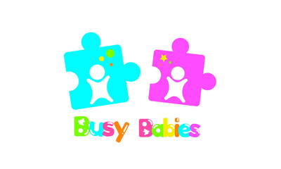 Obraz premium baby logo jigsaw 