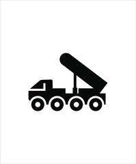 missile launcher icon,vector best flat icon.