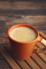 Cup of Tea on wooden table