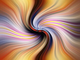 colorful and abstract twirl made in an artistic way