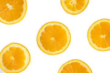 orange slices background