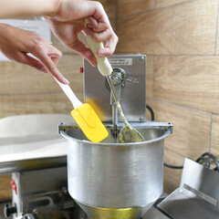 donut, donuts, baking, fresh, oven, deep-frying, butter, cafe, breakfast