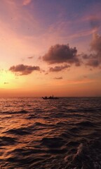 Obraz premium sunset over the sea