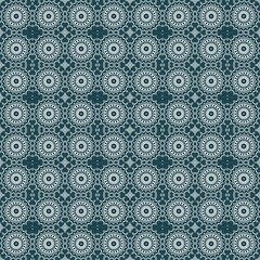 seamless pattern white lace on a green background