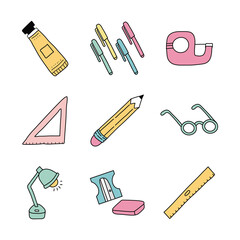bundle of scrapbooking set icons