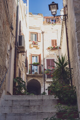 Fototapeta na wymiar Alleyway of Polignano. Puglia. Italy. 