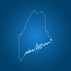 map of Maine