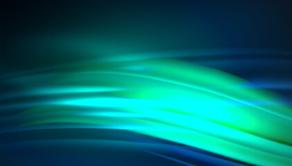 Creative fluid wave lines abstract background. Trendy abstract layout template for business or technology presentation, internet poster or web brochure cover, wallpaper