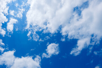【写真素材】 青空　空　初夏の空　背景　背景素材　6月　コピースペース