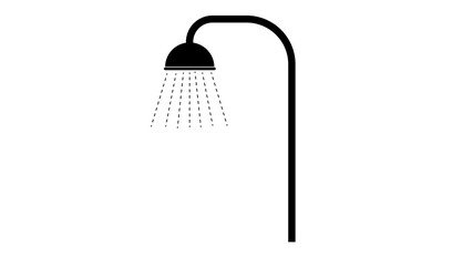 shower - bathroom icon  design template