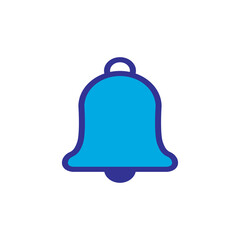bell icon logo illustration design