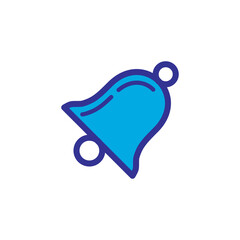 bell icon logo illustration design