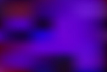 Dark Purple vector blurred bright template.