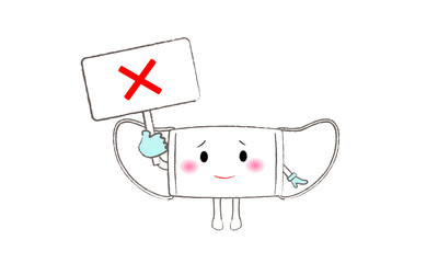 マスクの正しい使い方クイズの不正解