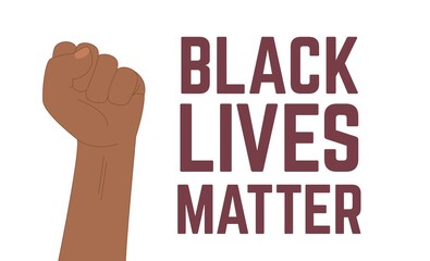 Black Lives Matter Typography banner. Do not shoot blm calligraphic text illustration.