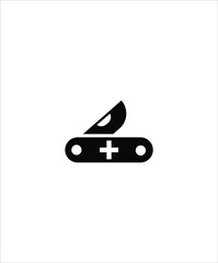 Swiss army knife icon,vector best flat icon.