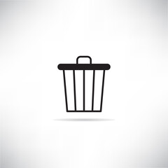 basket bin icon vector illustration
