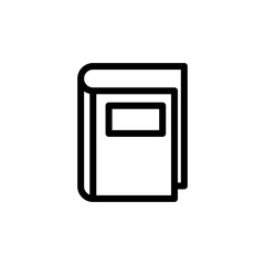 book icon logo illustration design