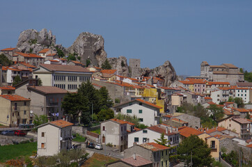 Pietrabbondante characteristic village of high Molise in the province of Isernia - Italy
