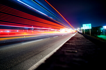 Light Painting Road