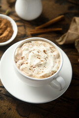 Homemade spicy hot chocolate