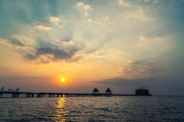 Fototapeta premium Twilight sky.