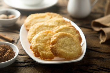 Homemade spicy sugar cookies