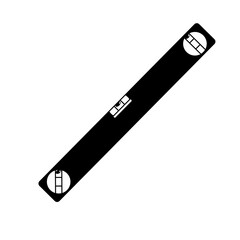 Vector picture of level tool flat style icon